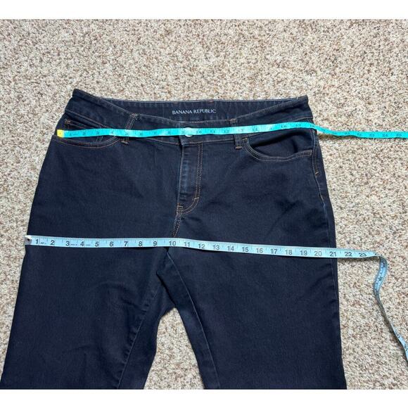 BANANA REPUBLIC Woman's Jeans/Pants 32P (Petite) Curvy Boot Cut, Dark Blue - Picture 3 of 9